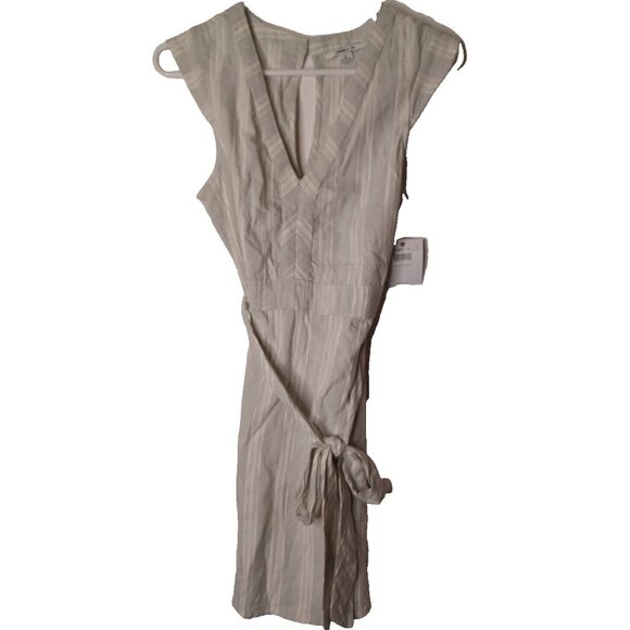 O'Neill Dresses & Skirts - O'Neill Stripped Tank Dress Womens Small V Neck Back Button MSRP $54.00